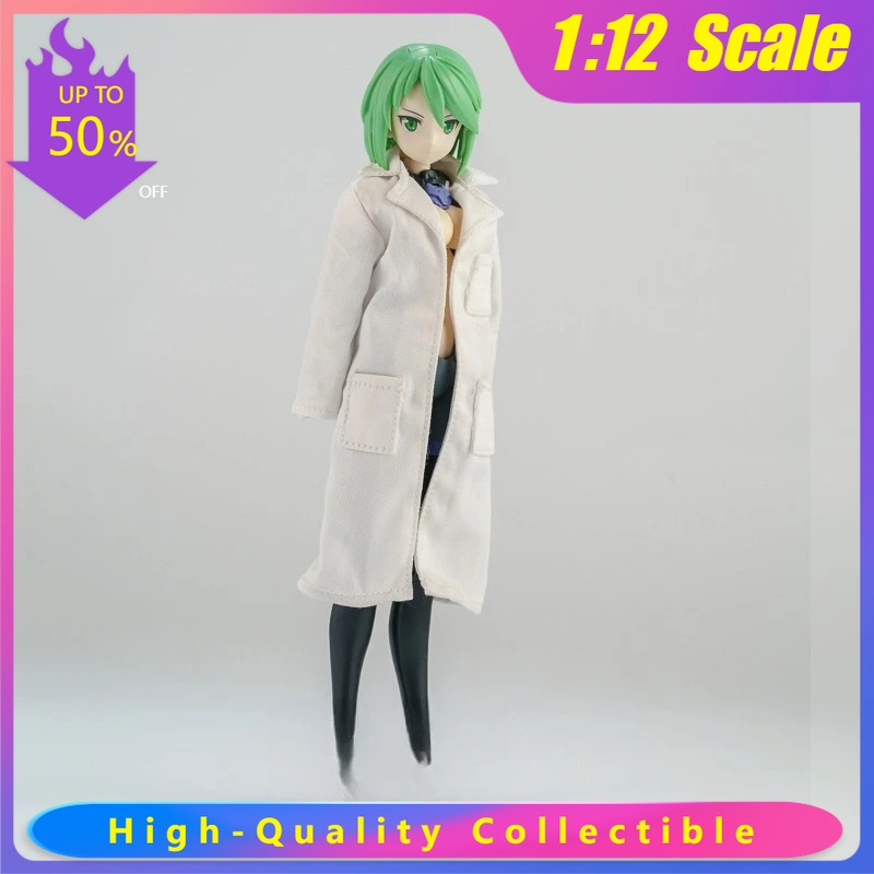 Medical Lab Coats - Camice da dottore bianco 1/12 per