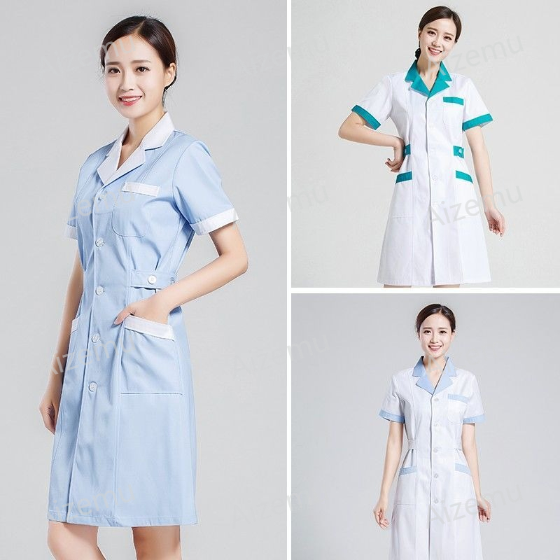 Medical Lab Coats - Divisa Unisex a Maniche Corte per