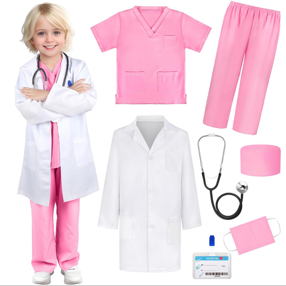 7 pezzi/pacco bambino bianco u - Medical Lab Coats recensione e prezzo